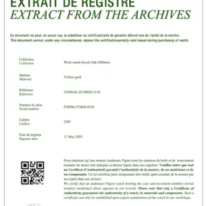 Alternative view of Audemars Piguet